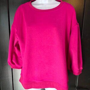 Jodifl Magenta Sweatshirt Sz L
